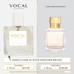 W082 Vocal Performance Eau De Parfum For Women Inspired by By Maison Francis Kurkdjian Amyris Femme